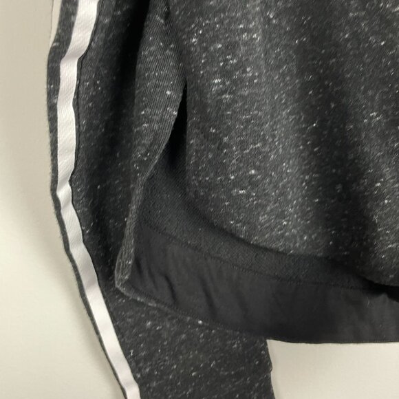 ADIDAS Heathered Black Cropped Sweatshirt - Size XS - Picture 6 of 7